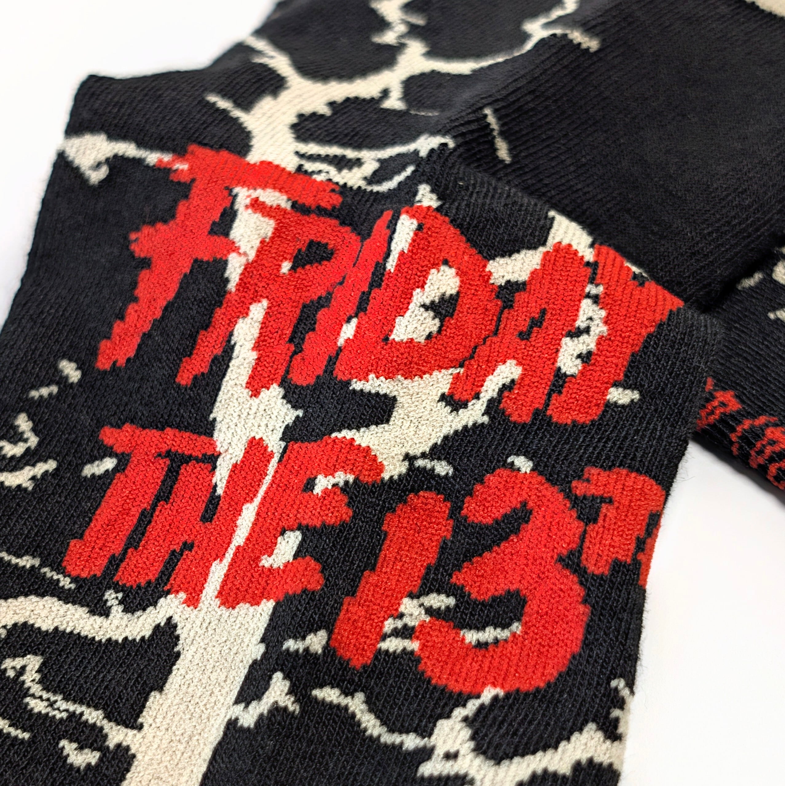 ♧【 crew socks / クルーソックス 】Friday the 13th（ 13日の金曜日 ）『 ジェイソン 』 /  靴下 / ソックス〚アメリカン雑貨 アメトイ〛