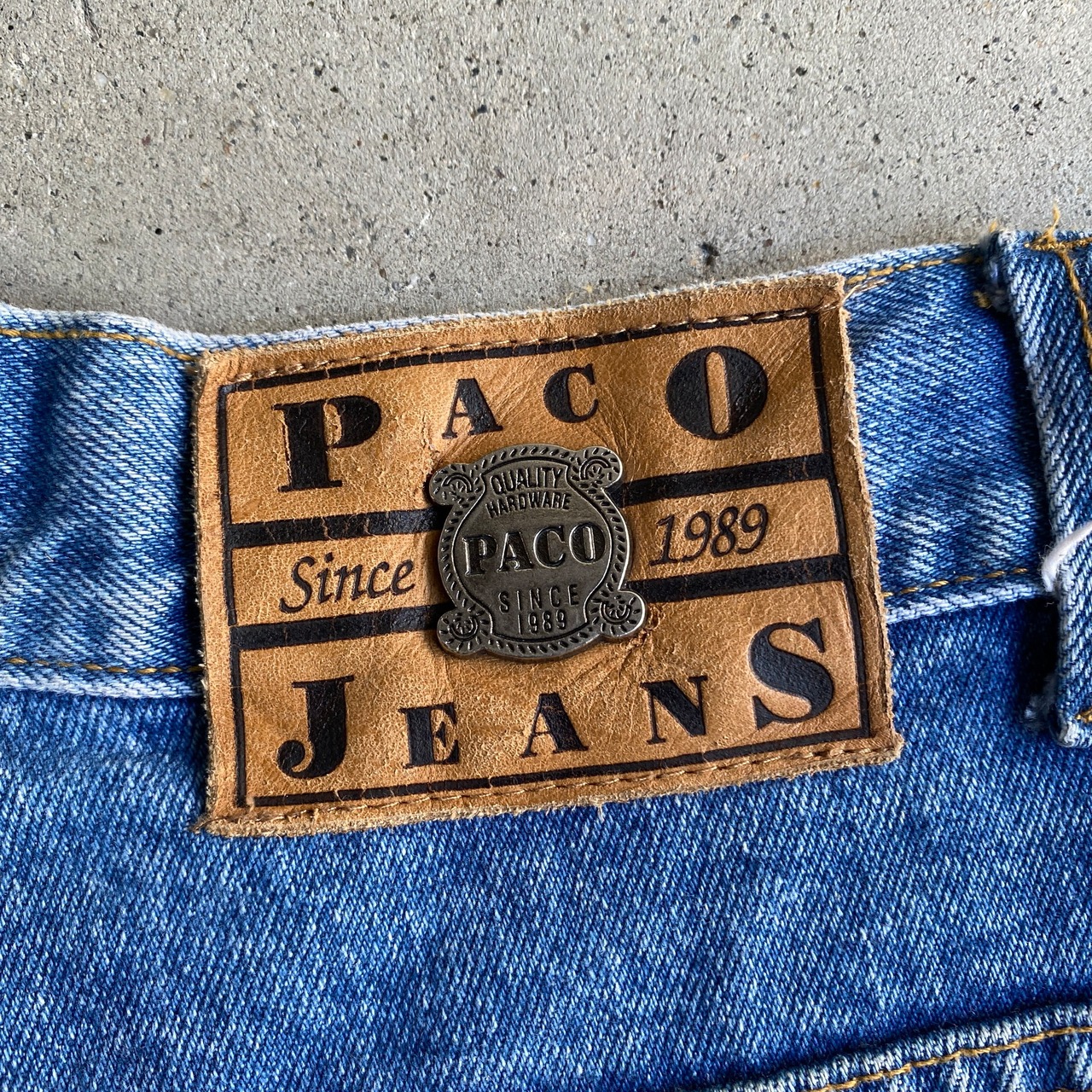 90年代 PACO JEANS ワイド ペインター バギー デニムパンツ メンズW30 
