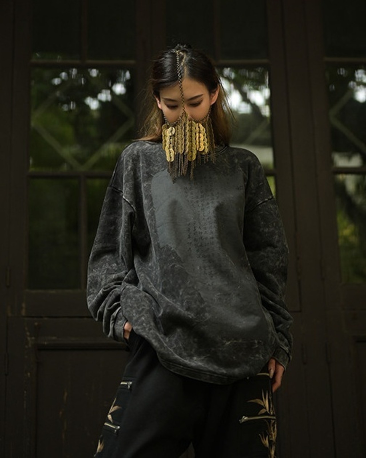 般若心経 Sweatshirt【G1070】