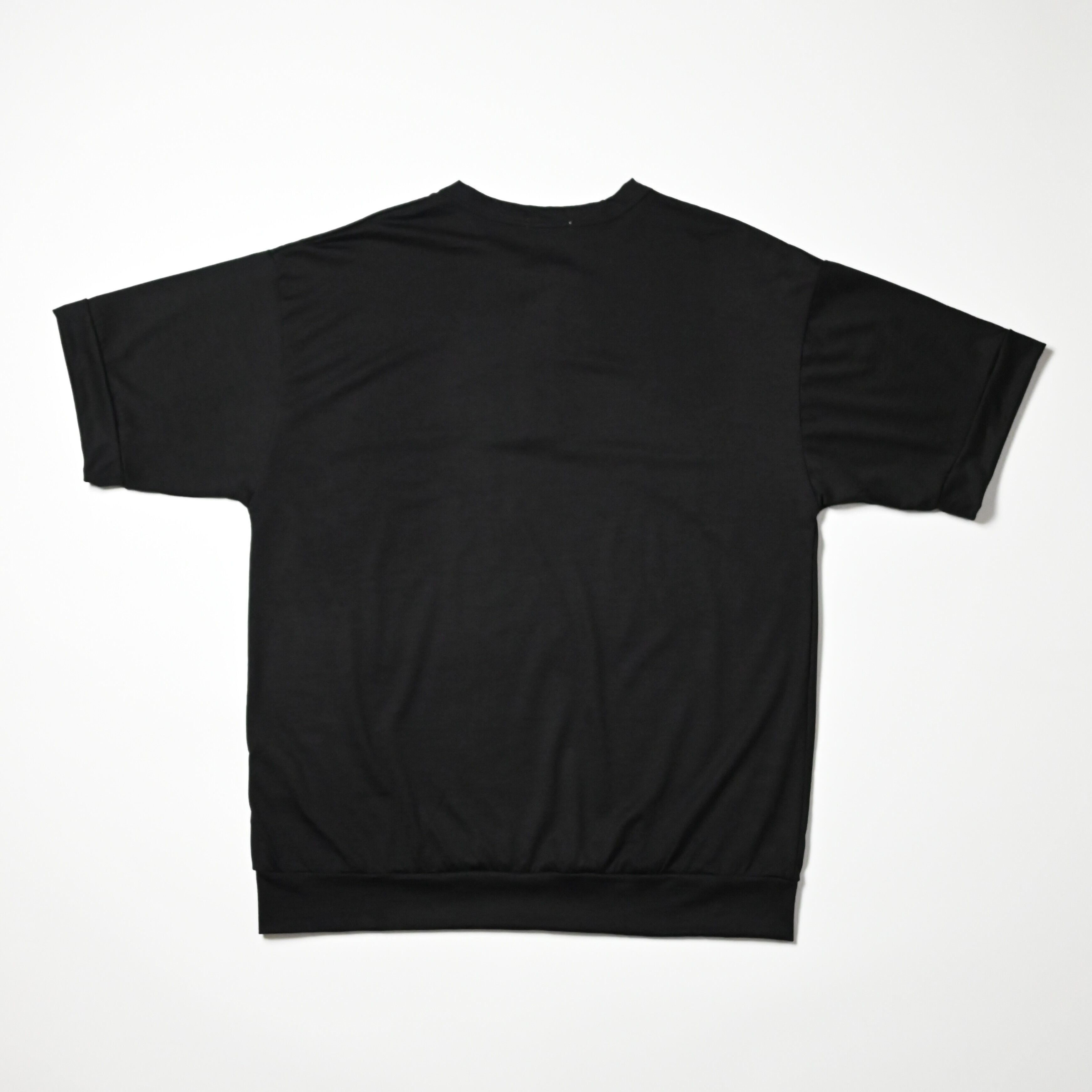 INTERIM / EXTRA FINE MERINO WOOL JERSEY HENRY OVER S/S TEE | GANKO