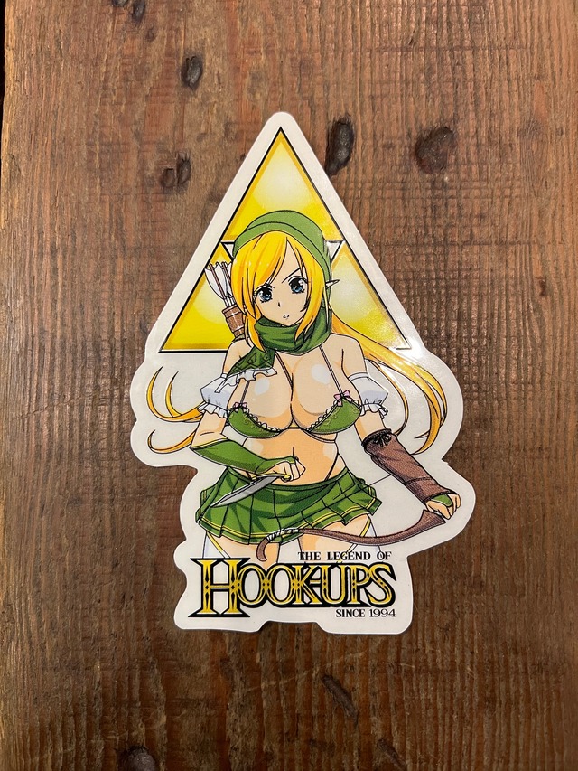 NEW! HOOK-UPS ステッカー | FREAKY