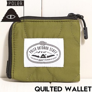 POLeR ポーラー QUILTED WALLET キルテッドウォレット 財布 253MCV0126 OLV 日本代理店正規品