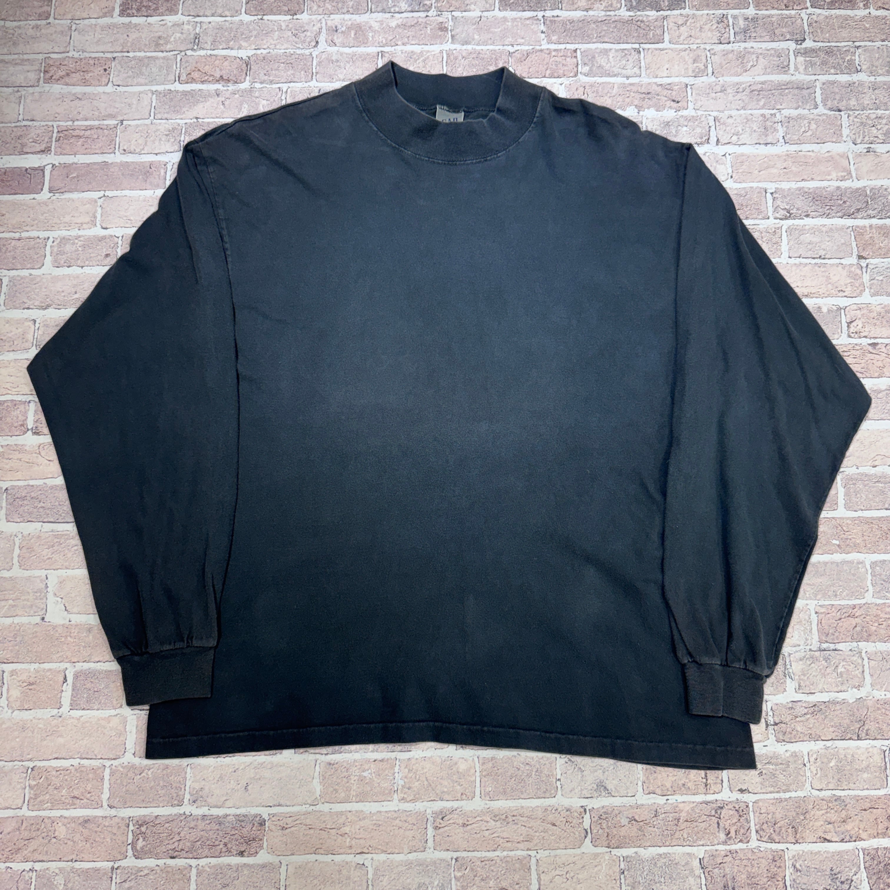 ⓀOLD GAP L/S T-SHIRT BLACK SIZE M USA製 | safarionline