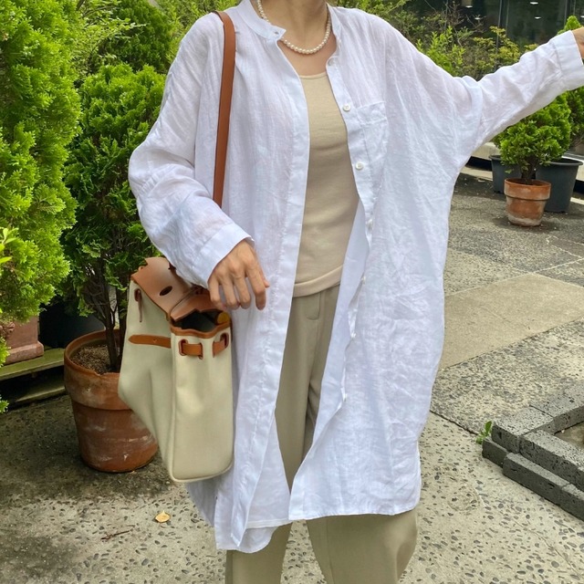 シャツ  オーバーサイズ　ゆったりシルエット 00044