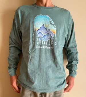 Good News climbing Batik Long sleeve T