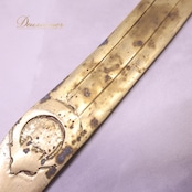 ベリーダンス 小物 シミター ソード ゴールド系 剣 刀 全長72cm 重さ573g ステージ 金 舞台 イベント ショー ダンス小物 小道具 ケース付き ケース セット