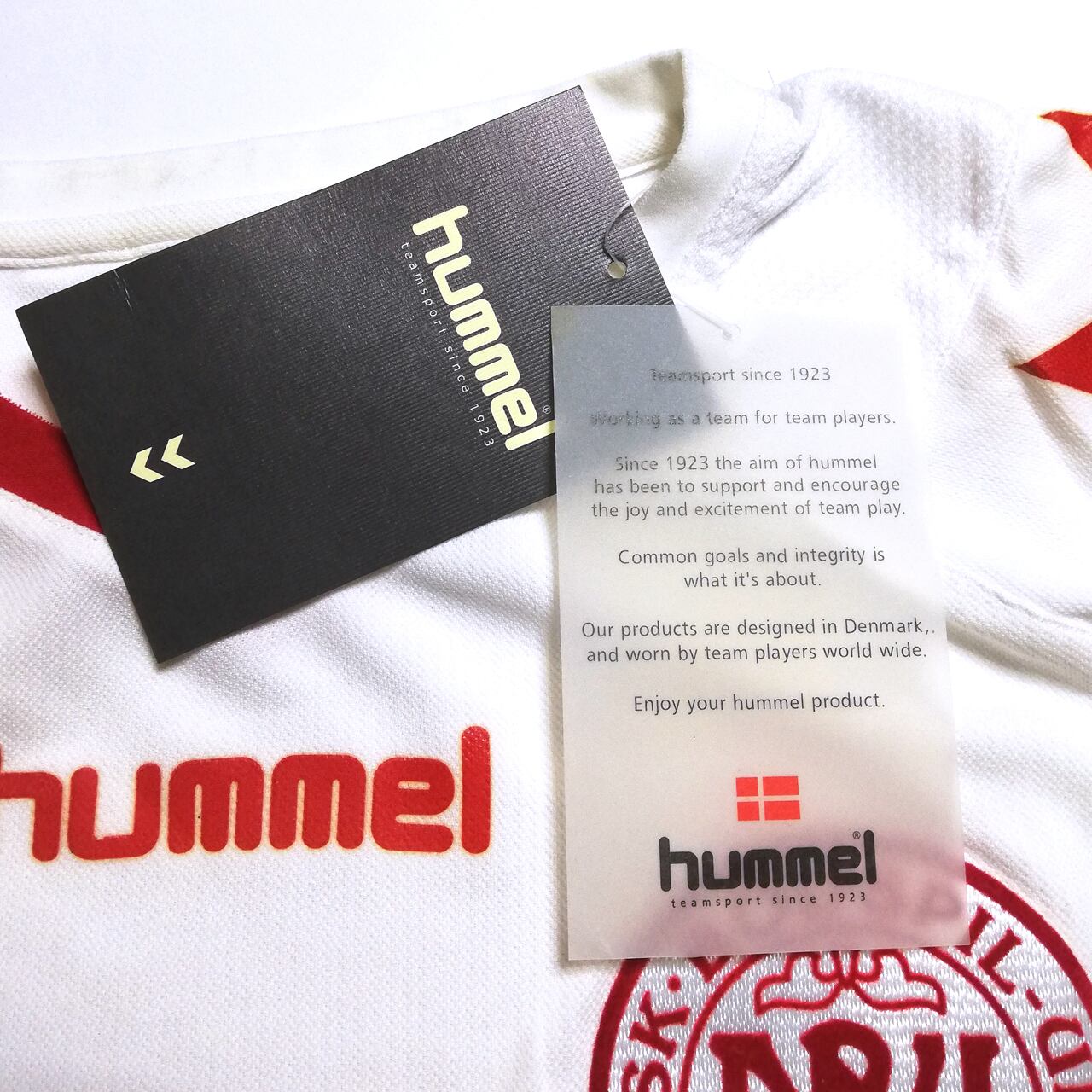 デンマーク代表 2003 Hummel 選手仕様 アウェイ半袖 ユニフォーム