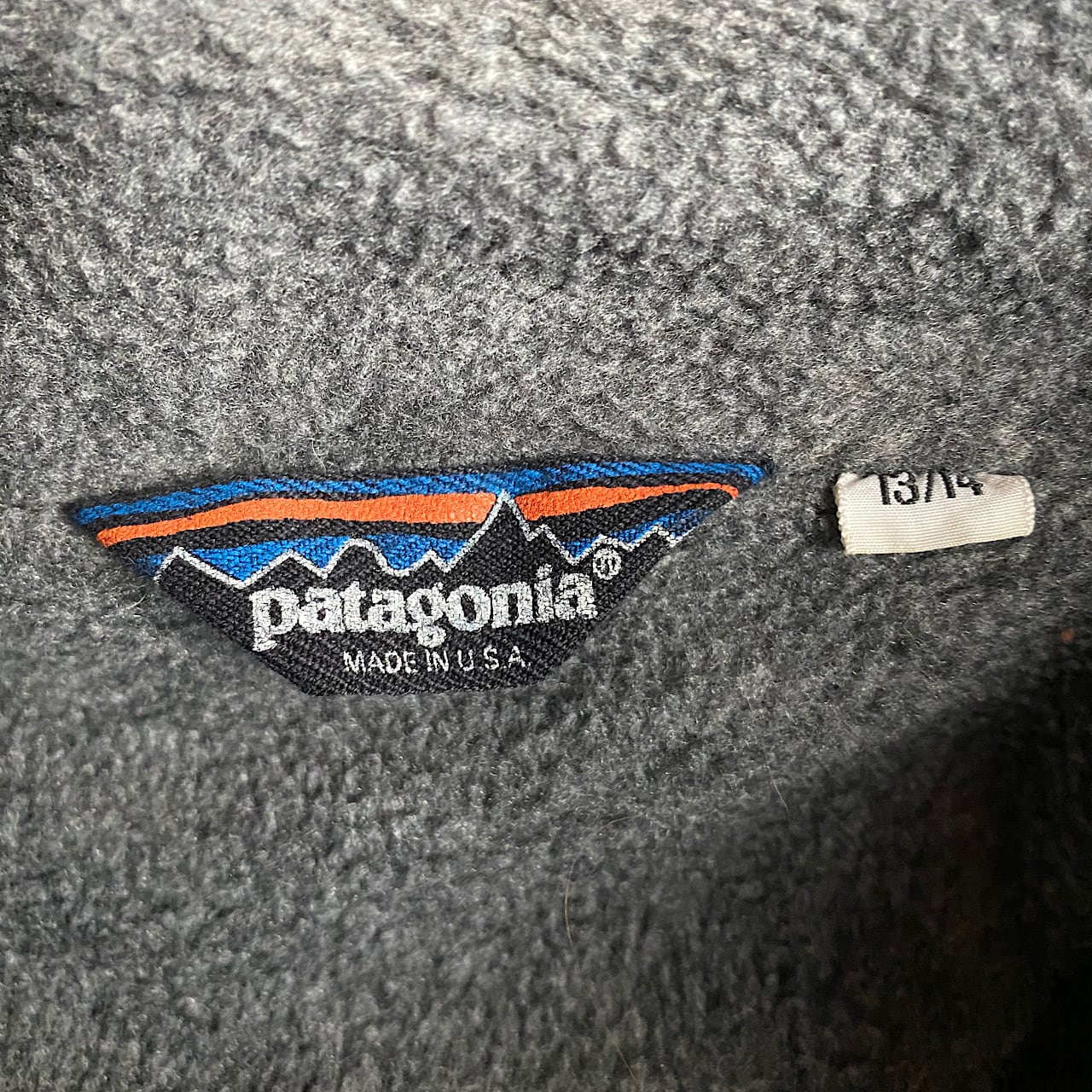 専用 Patagonia 年代物 Mサイズ ブルーロゴ MADE IN USA