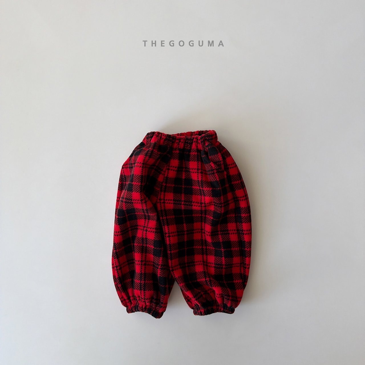 【取寄】THE GOGUMA チェックバルーンジョガーパンツ|冬服|韓国子供服