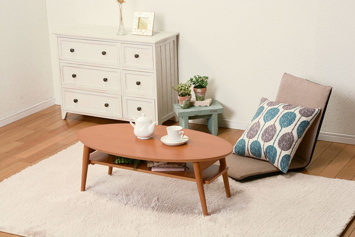 テーブル ローテーブル 折れ脚テーブル センターテーブル リビングテーブル 木製 幅90cm 2色展開