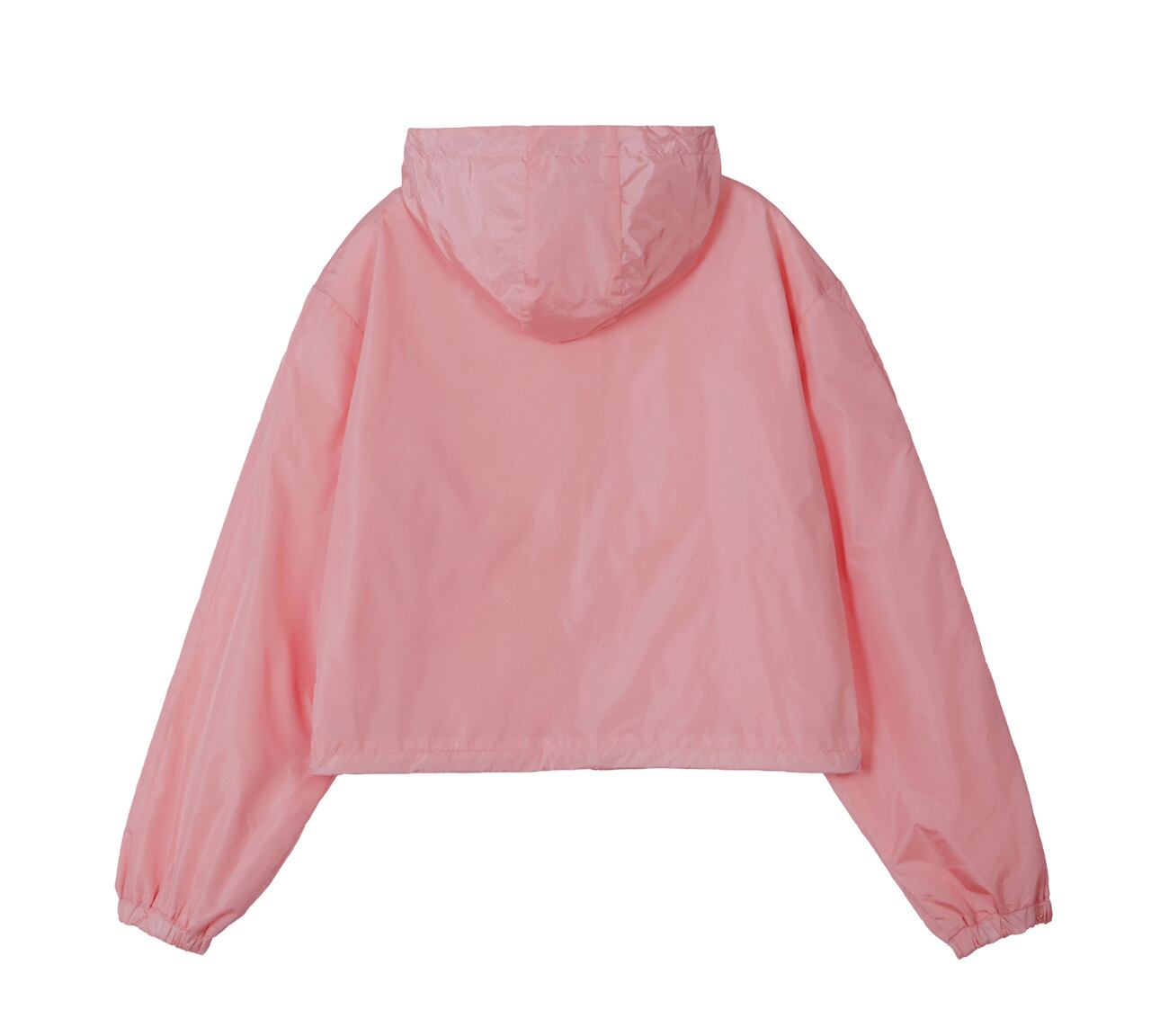 ジーフォア ゴルフウェア レディース 軽量 ウィンドブレーカー ジャケットピンク GOXO ゴーエックスオー フォーリングインゴルフフードウインド