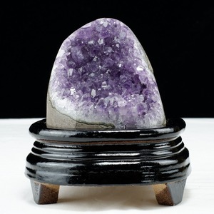 アメジスト 原石 ウルグアイ産 アメジスト クラスター amethyst 台座付属 一点物 182-8765