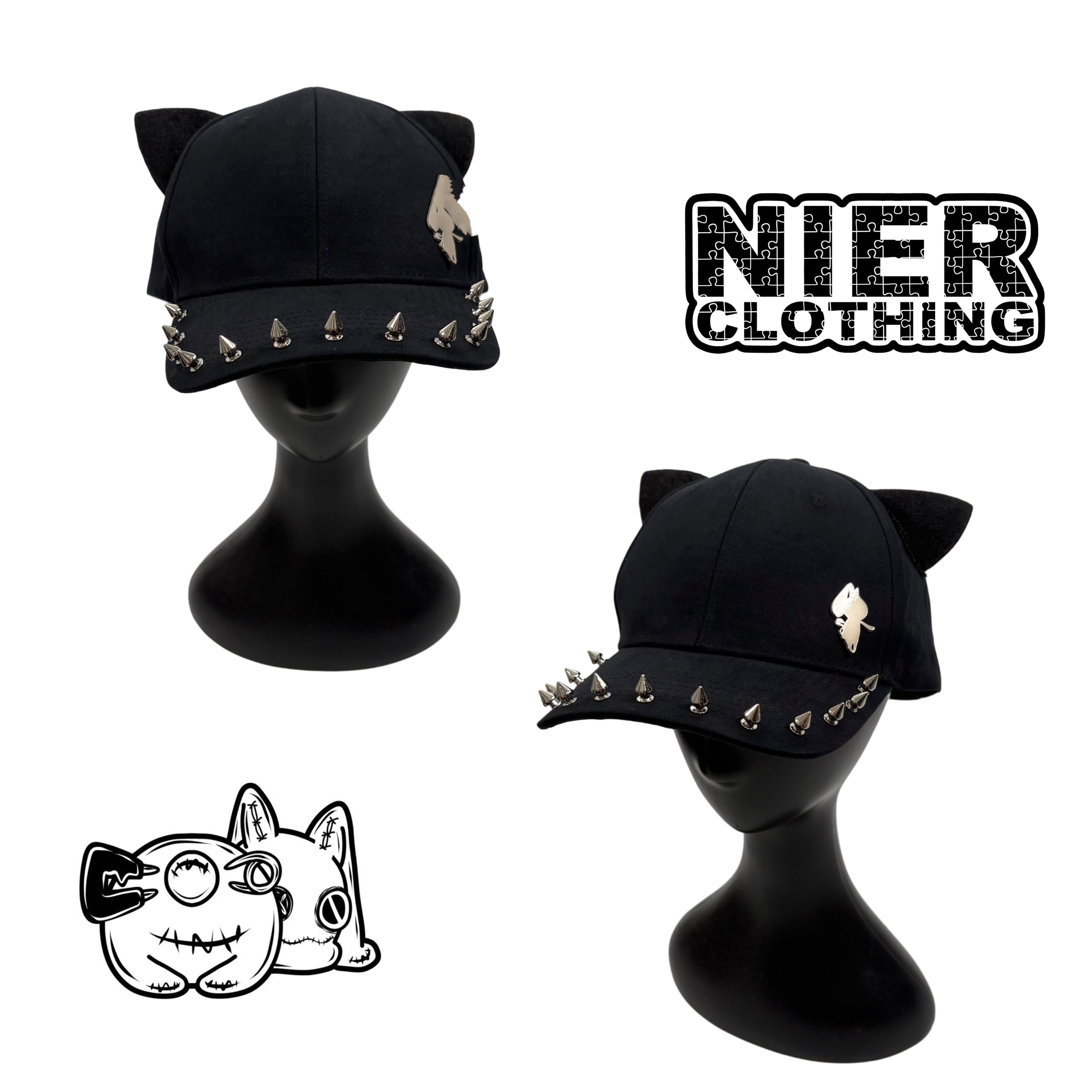 NIER CLOTHING ニーアクロージング 猫耳付き キャスケット 【ミケ】 帽子 | NIER CLOTHING