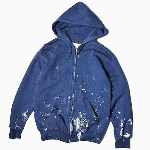 Vintage 80~90's Grunge Zip-up Thermal Hoodie