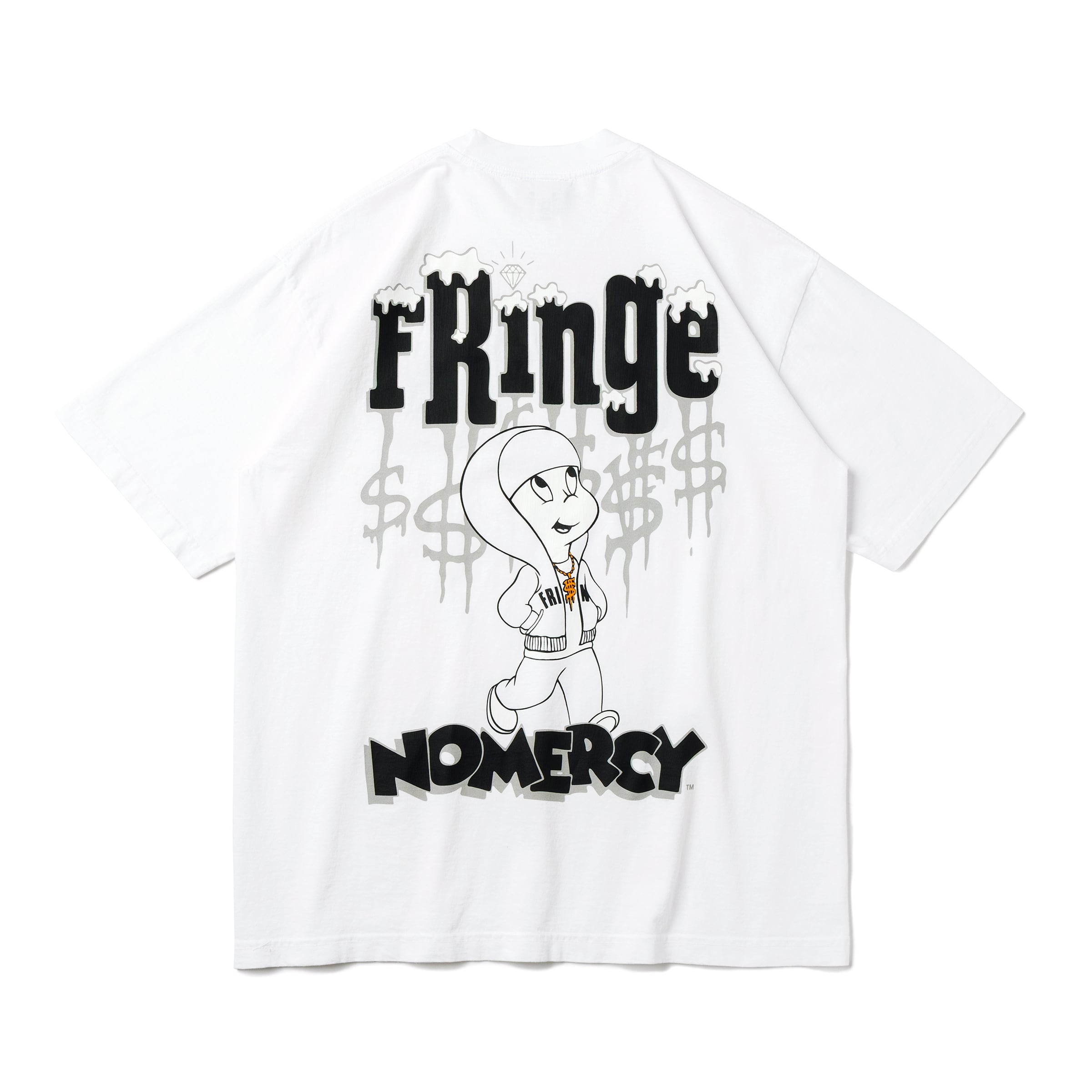 FRINGE VIDEO SHOP Tシャツ M ホワイト FRINGE VIDEO SHOP
