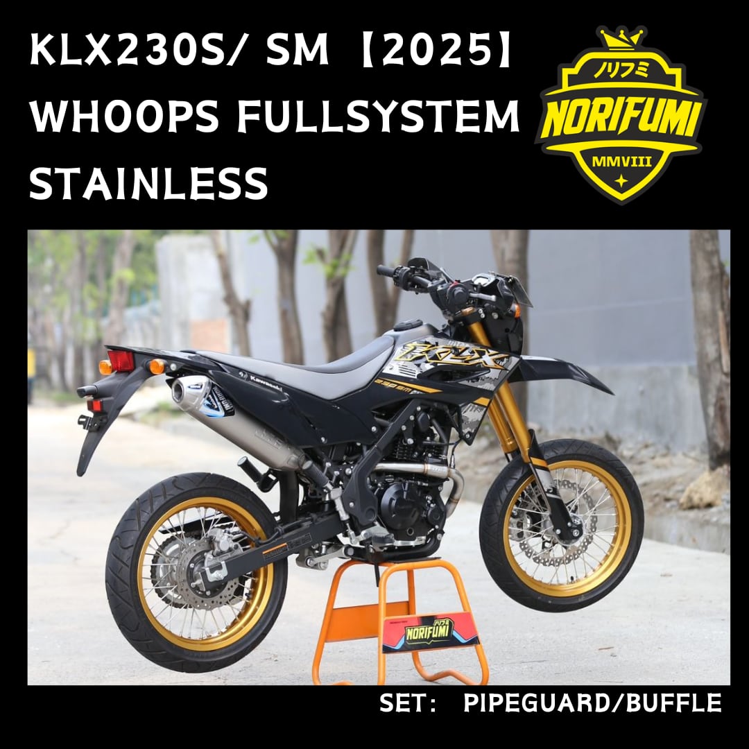 KLX230S/SM 2023NORIFUMI WHOOPS マフラー KLX230S⁄SM 2023NORIFUMI WHOOPS マフラー KAWASAKI KLX230SM NORIFUMI