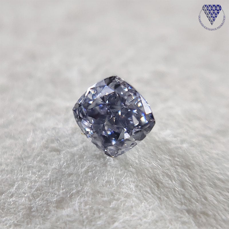 FANCY GRAY BLUE 0.137ct PS/RT1504/GIA