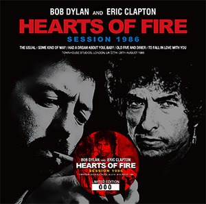 NEW  BOB DYLAN & ERIC CLAPTON HEARTS OF FIRE SESSION 1986 1CDR Free Shipping