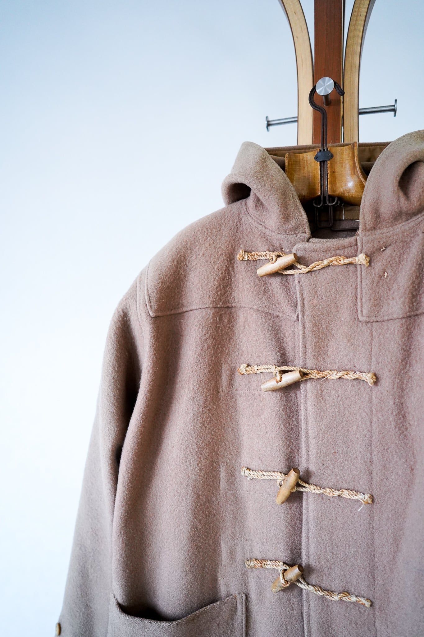 【1940s】"Royal Navy" Wool Duffle Coat, Size2 /17y