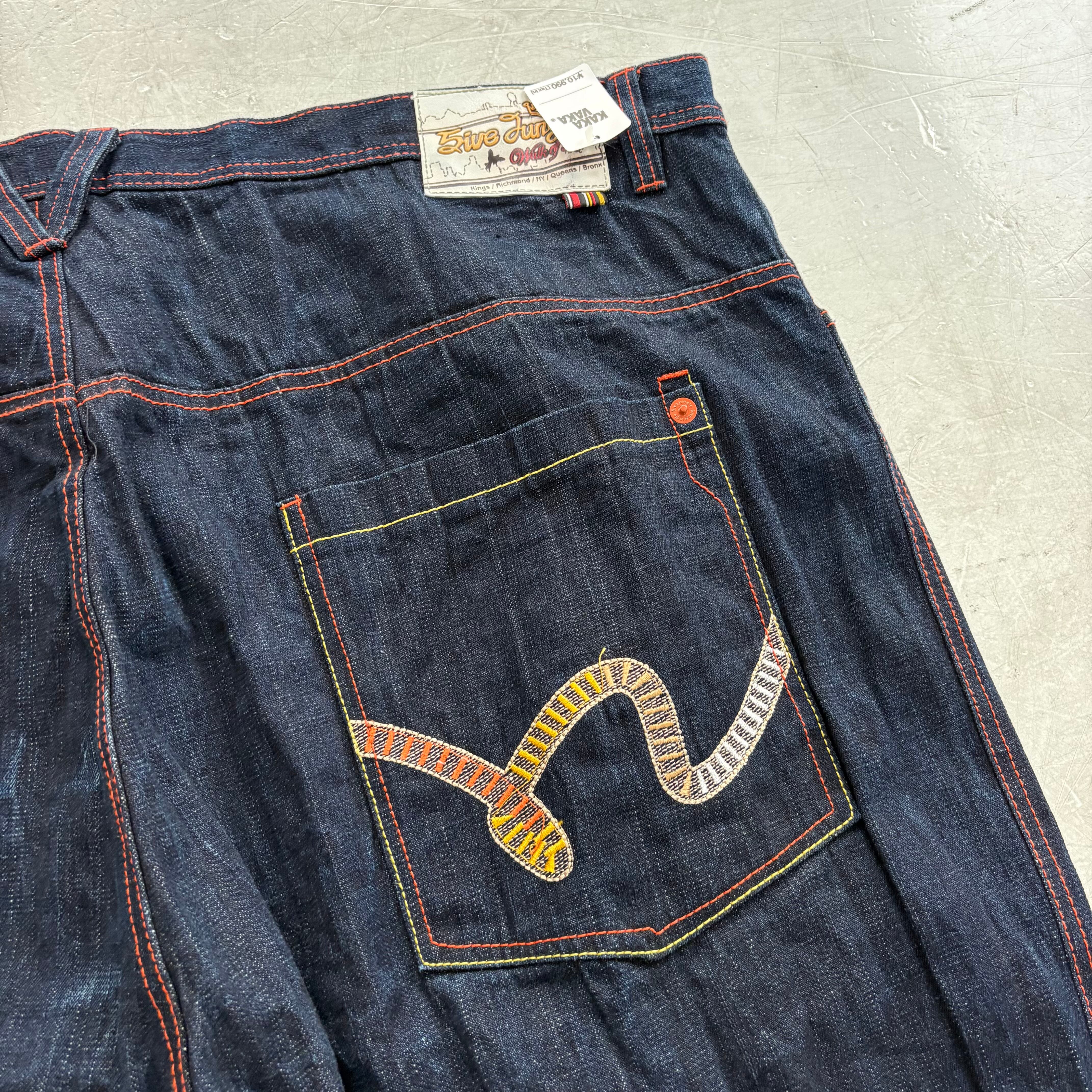 5ive Jungle/ファイブジャングル】極太デニム W50 | 古着屋KAKAVAKA