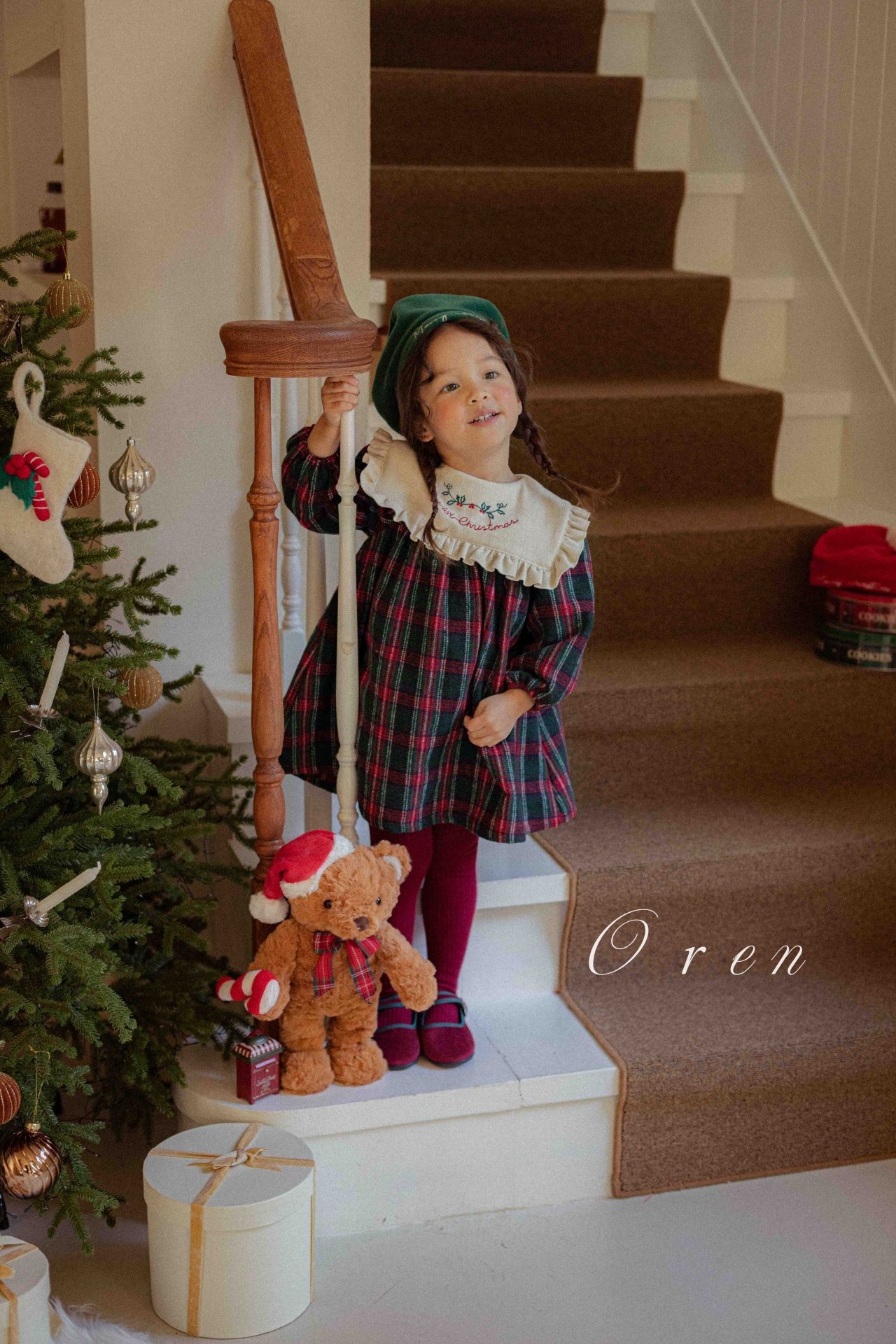 Oren X-mas［取寄］eve check onepiece
