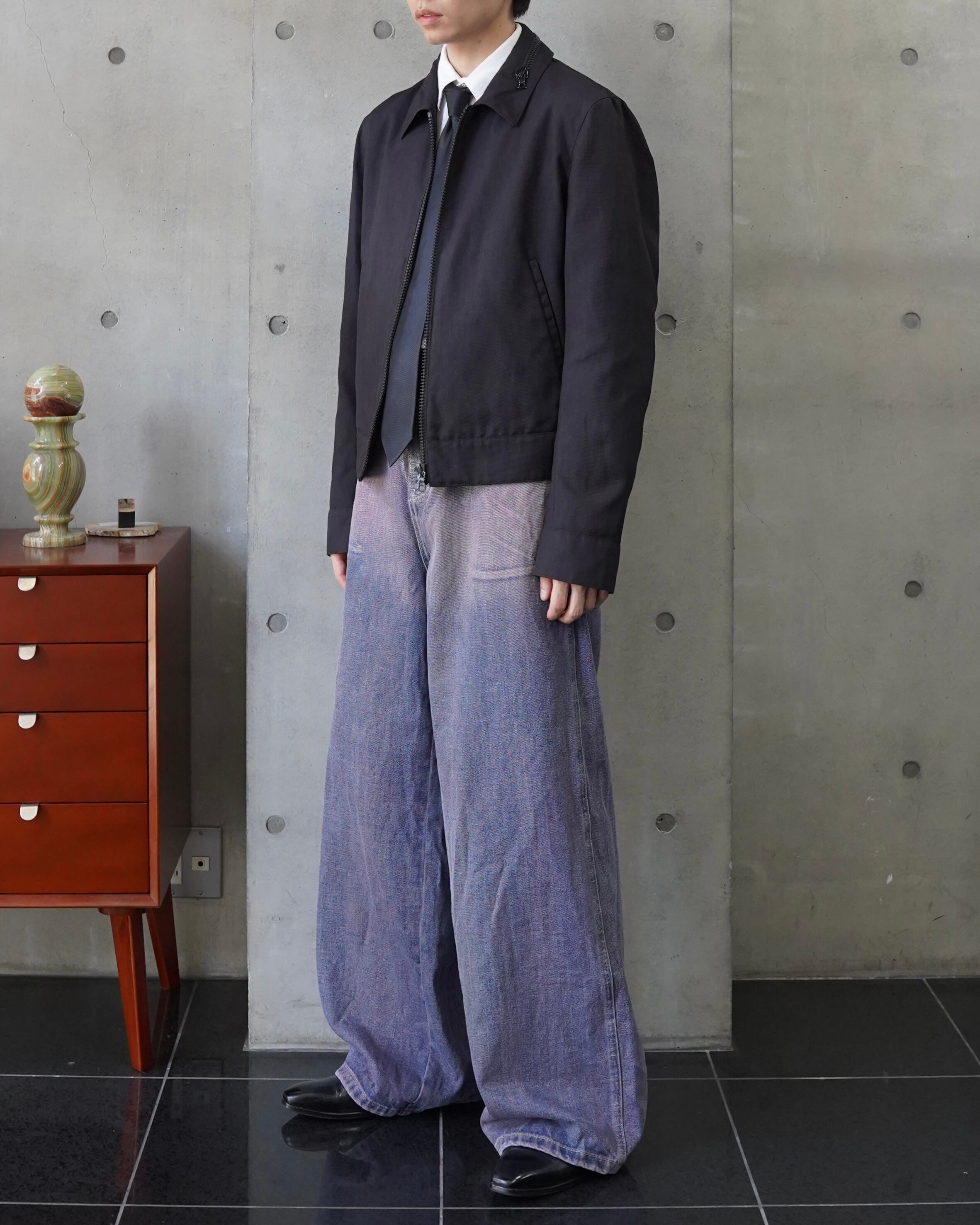 6万取引突破★UPS速達便利用!【MIUMIU】MCZ478 14A1_ソックス MiuMiu / SS2000】zip up jacket | hypeofficial