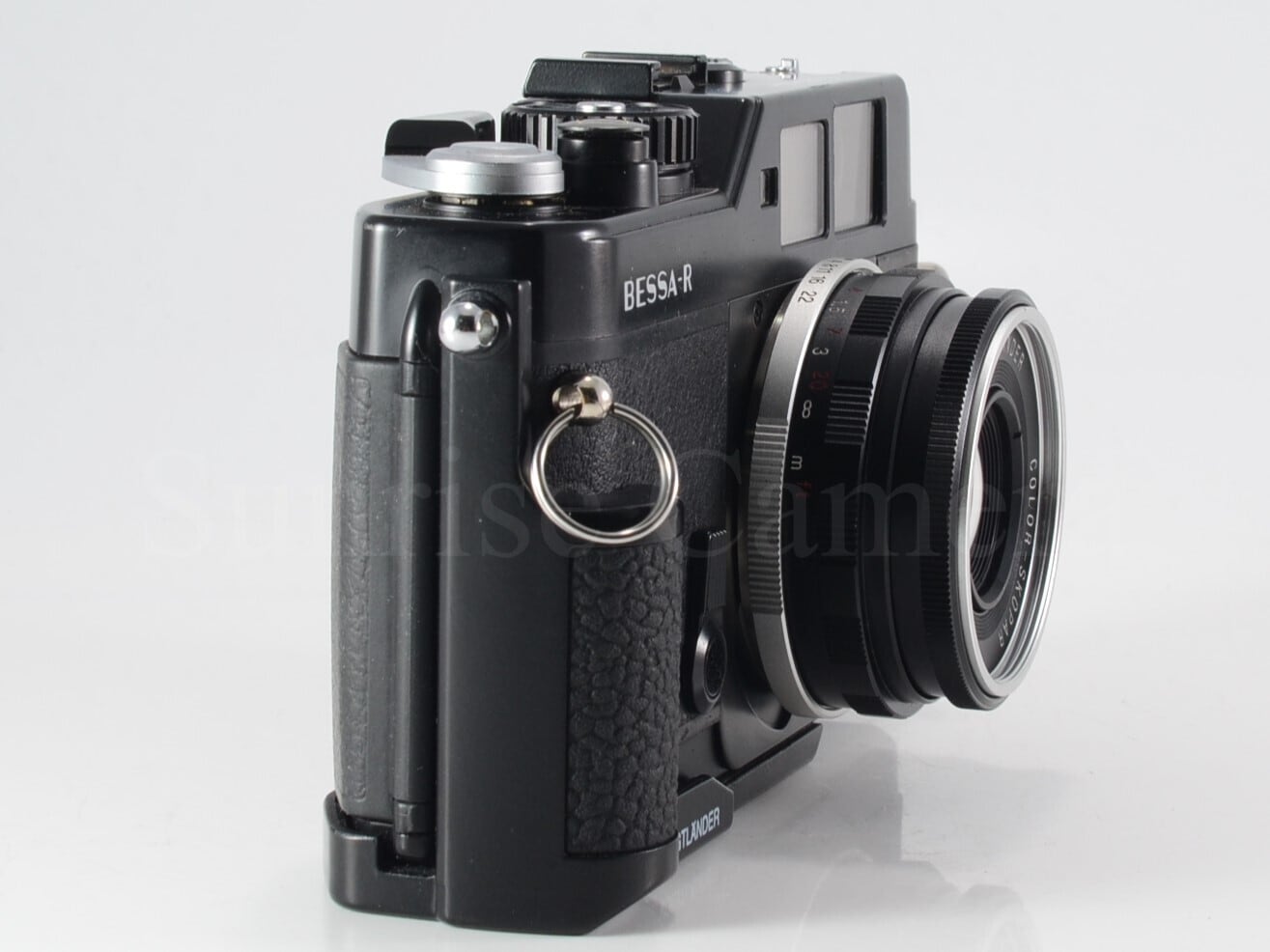 フォクトレンダーBESSA R COLOR SKOPAR 35mm　f2.5MC Voigtlander BESSA R ブラック /Color skopar 35mm F2.5 MC サイド