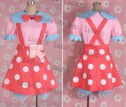 ミニーマウス コスプレ衣装 トゥーンタウン ディズニー ハロウィン ミニーマウス トゥーンタウン コスプレ