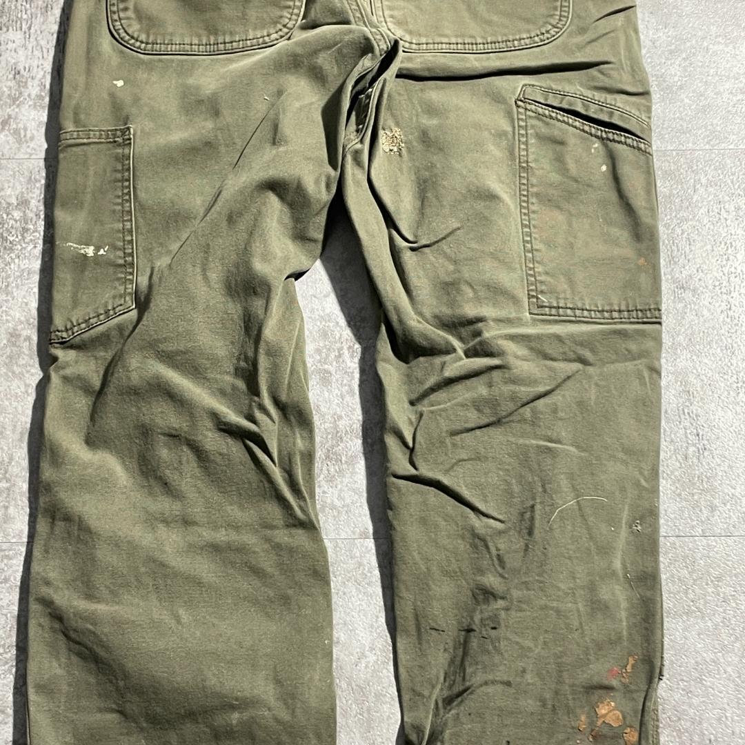 20s モスグリーン ダブルニー カーハート Carhartt 30×30 | ib2