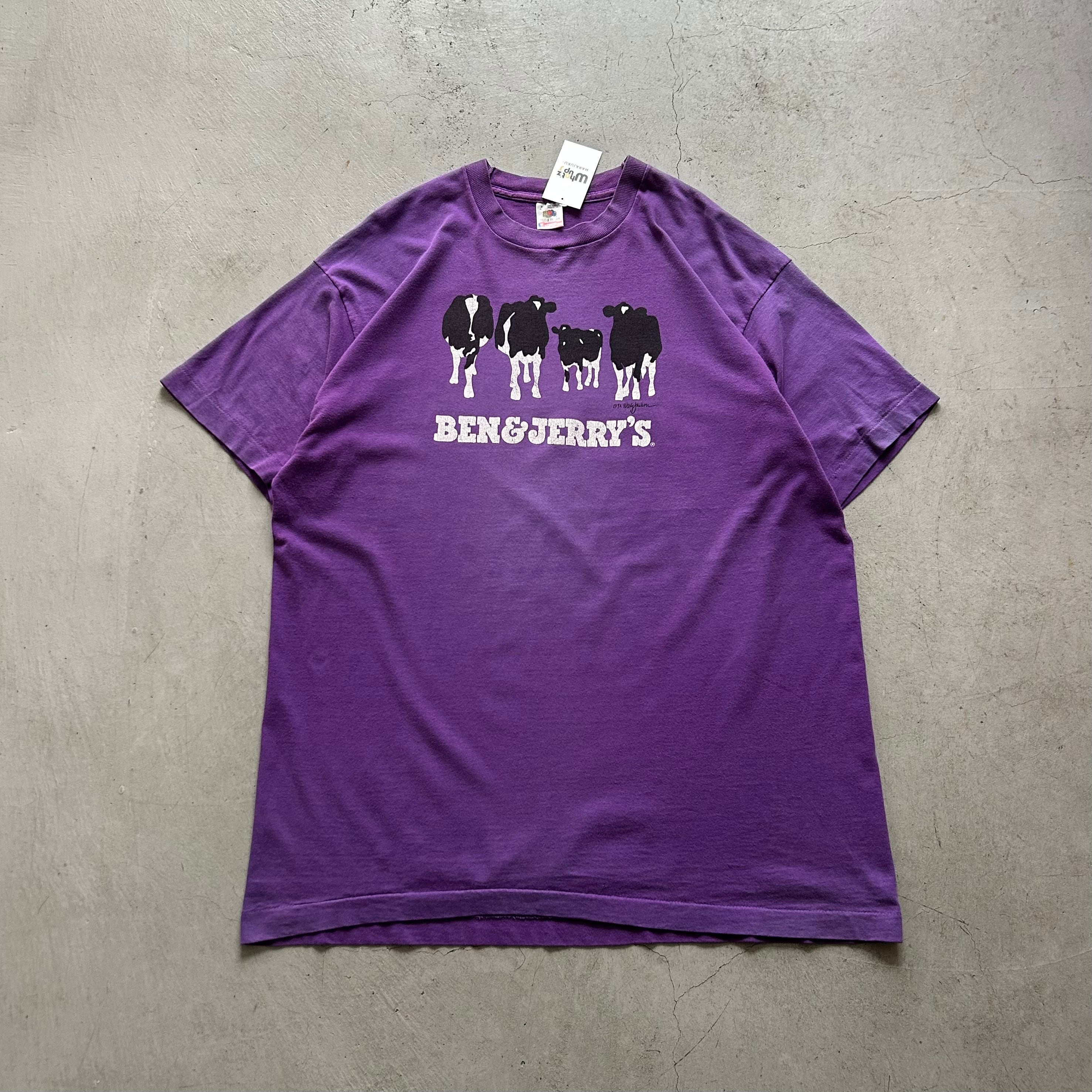 1992s BEN&JERRY'S T-shirt "Purple"【高円寺店】