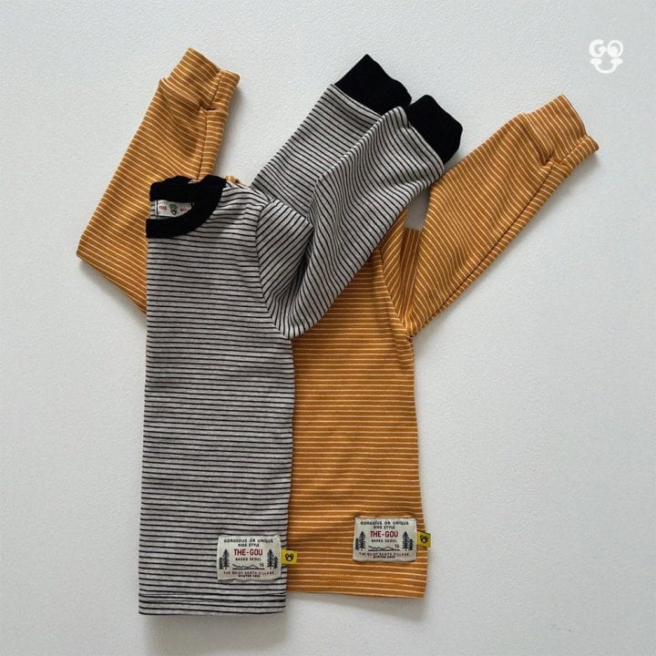 【予約】GO U 細ボーダーカットソー90~160