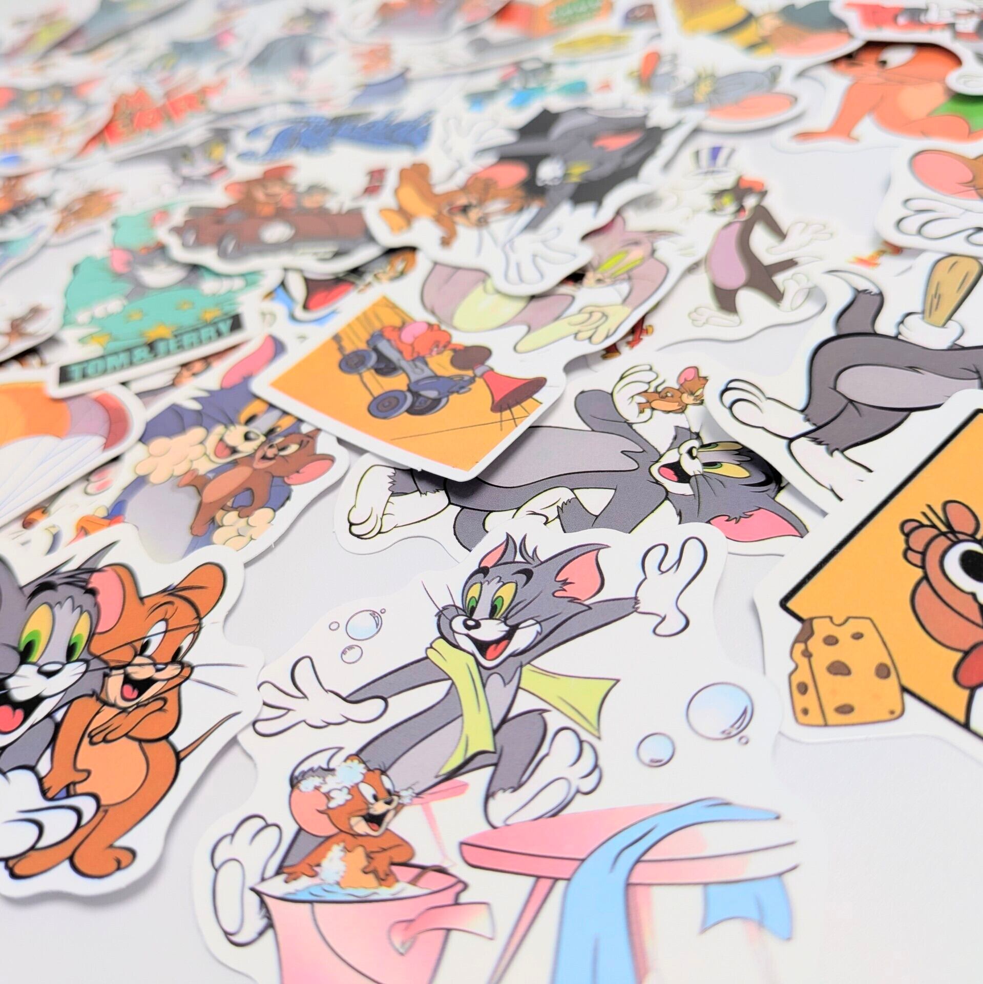 ♧送料無料！【 Tom and Jerry  /  トムとジェリー 】STICKER（ステッカー）50枚SET　〚アメリカン雑貨 アメトイ〛