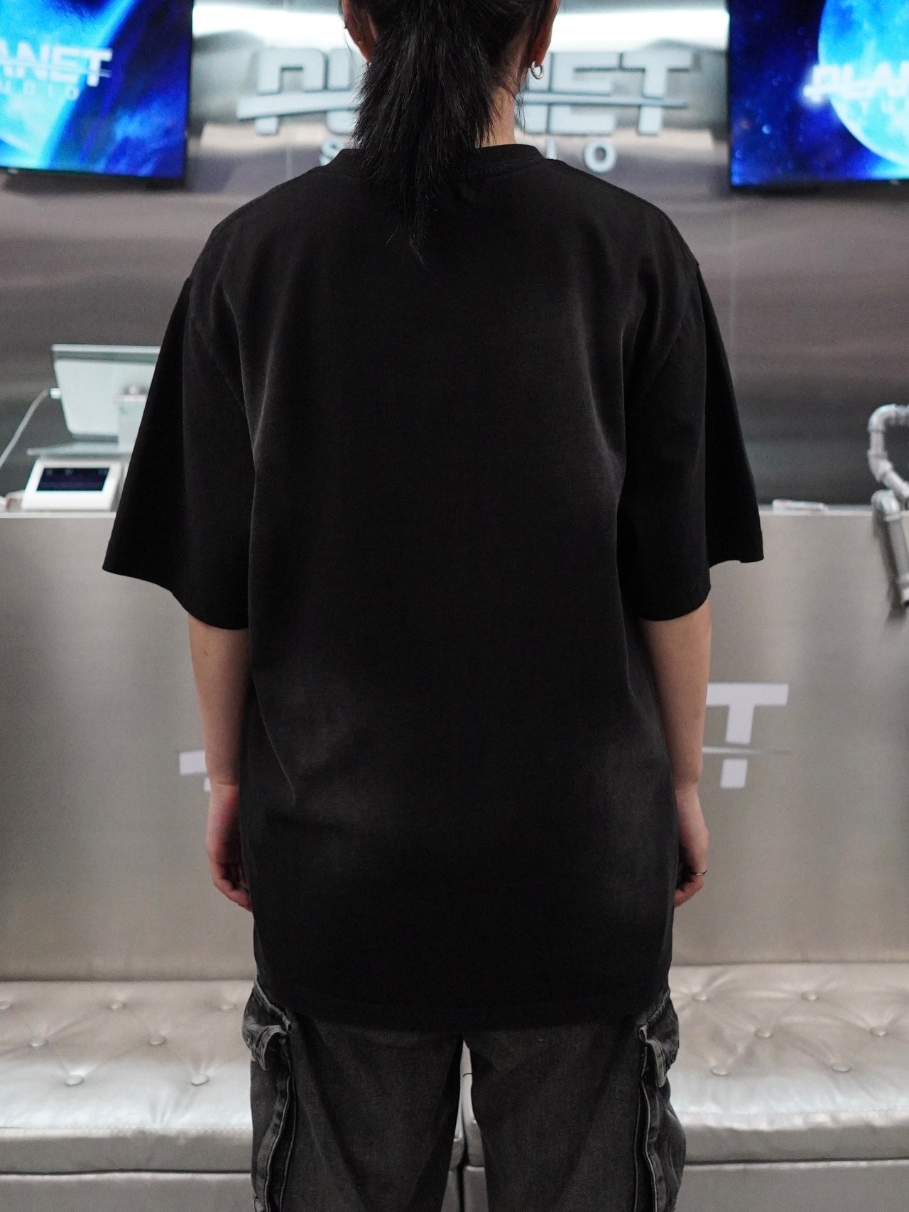 【PLANETSTUDIO】sleeve stripe logo T-shirt(3colors)