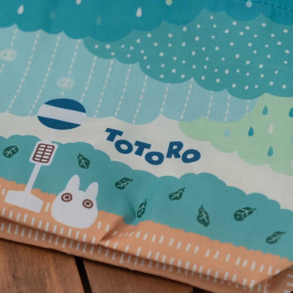 となりのトトロ マチ付き巾着（ぽつぽつ雨/4349） | すすのこ商店