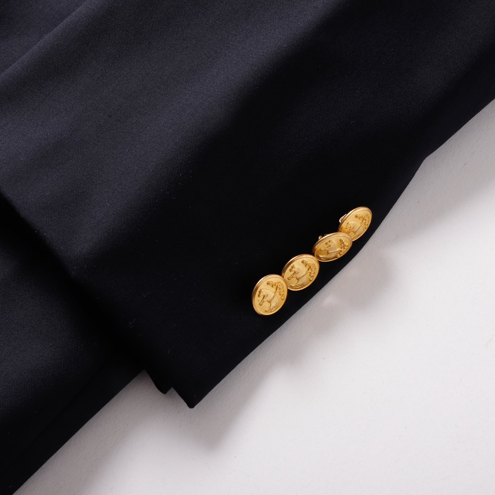 極美品 ブルックスブラザーズ REGENT カノニコ生地 金ボタン 紺ブレ 38 極美品】BROOKS BROTHERS Made in USA wool Navy blazer about size38