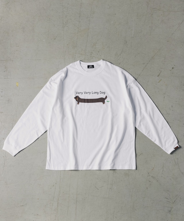 "Very Very Long Dog" WIDE LS T-SHIRT