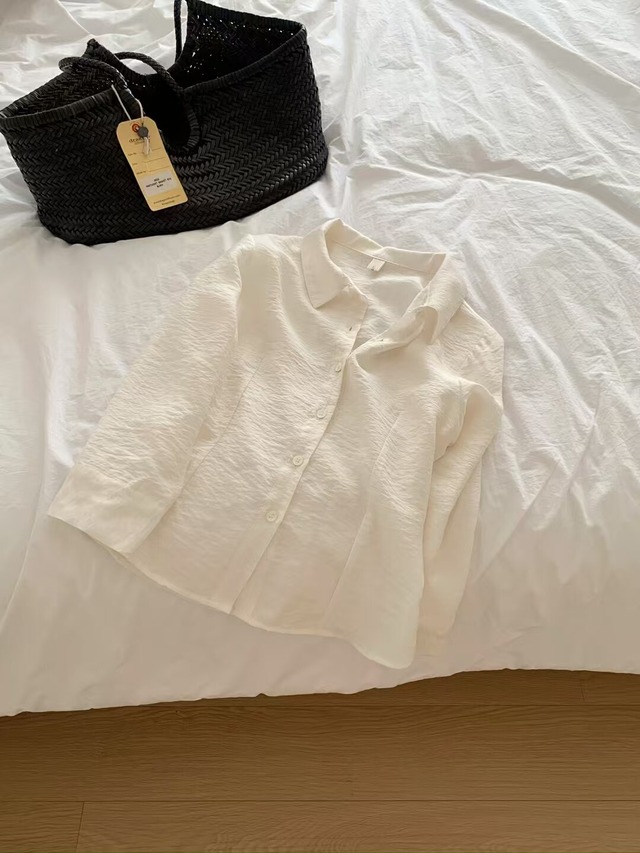 (予約) LITER / Saint shirts blouse 2color