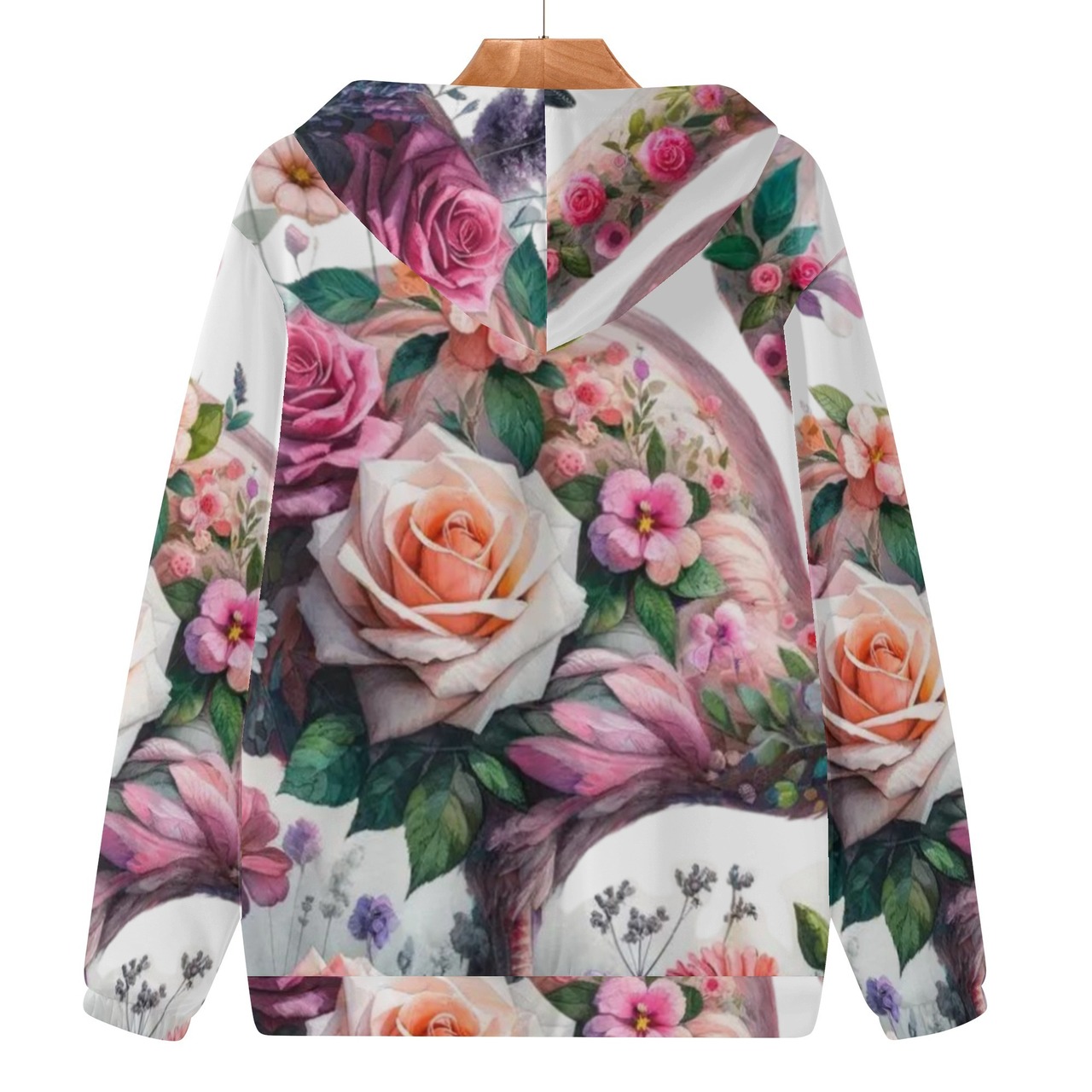 Women's Lightweight Zipper Jumper Sweatshirt Hoodie FL 4819