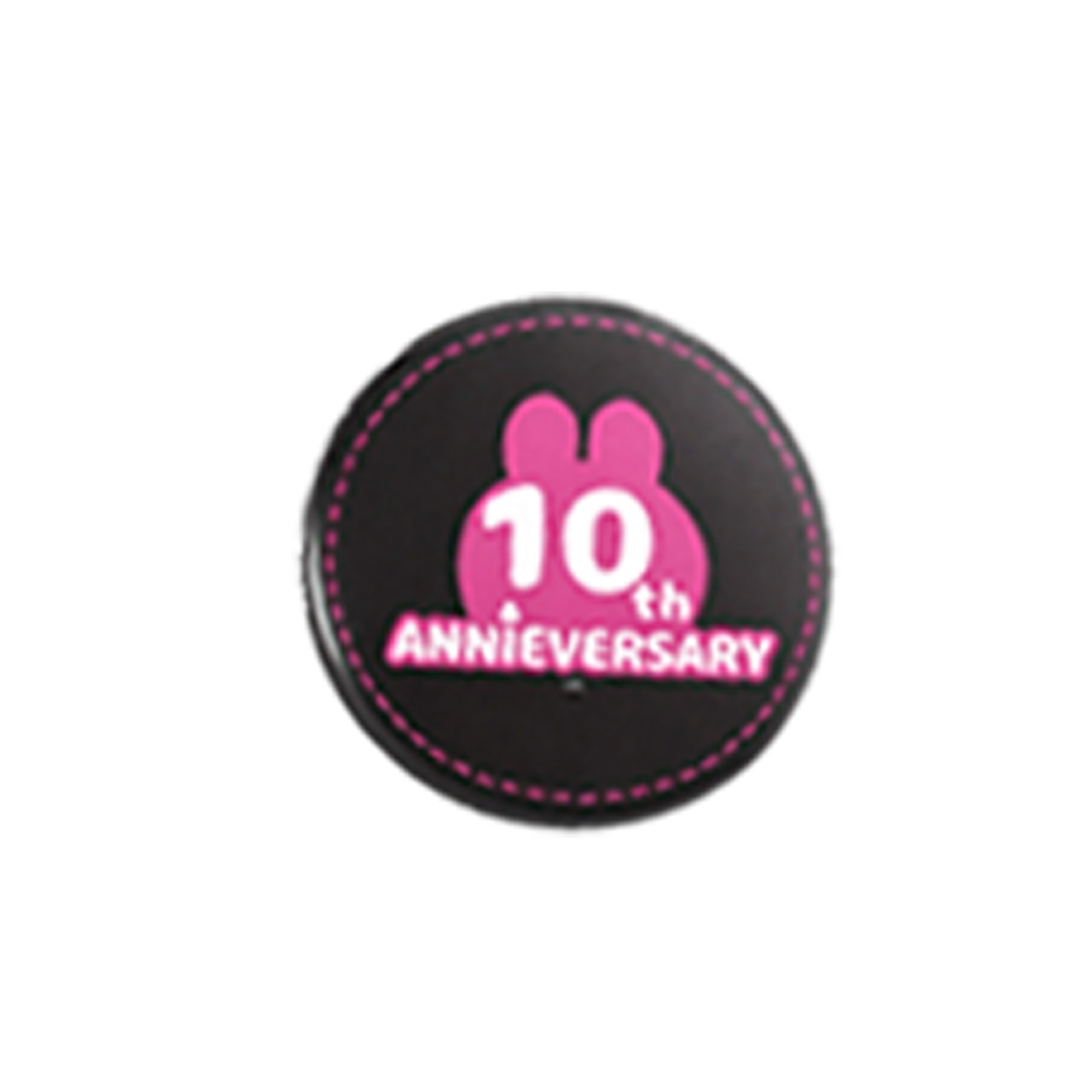 【期間限定】10th記念グッズ すこぶる動くウサギ缶バッジ(ロゴ)