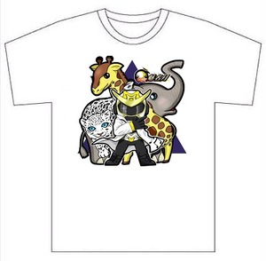 【チャリティ】どうぶつと魅名月Tシャツ