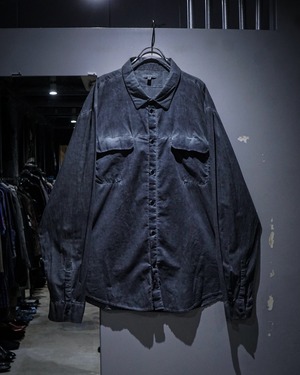 【add (C) vintage】“Calvin Klein Jeans” Good Fade Loose L/S Cotton Shirt
