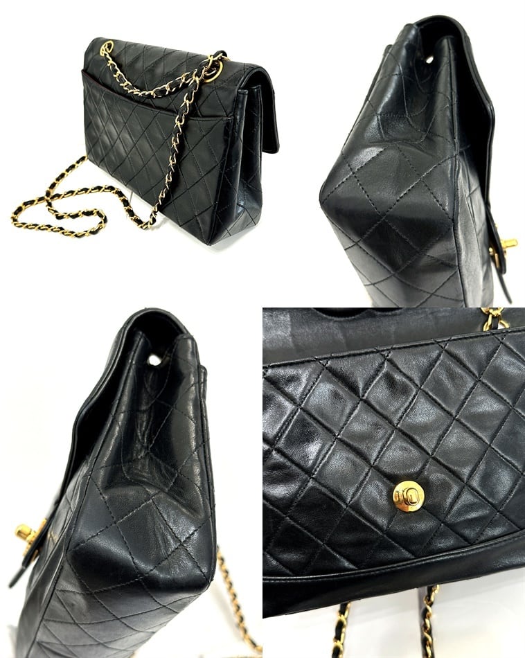 CHANEL シャネル マトラッセ 24 ダブルチェーン ショルダーバッグ