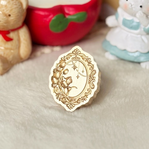 【縦33㎜×横26㎜】チューリップフレーム　＃SWH-583