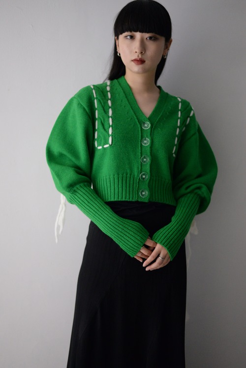 YOHEI OHNO / Asunaro Cardigan (green)
