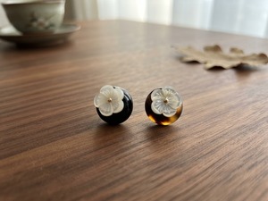 べっ甲ピアス(pi-263)
