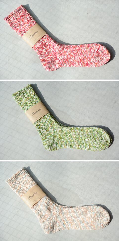 Mauna Kea（マウナケア）多色スラブネップソックス(107622)全5色