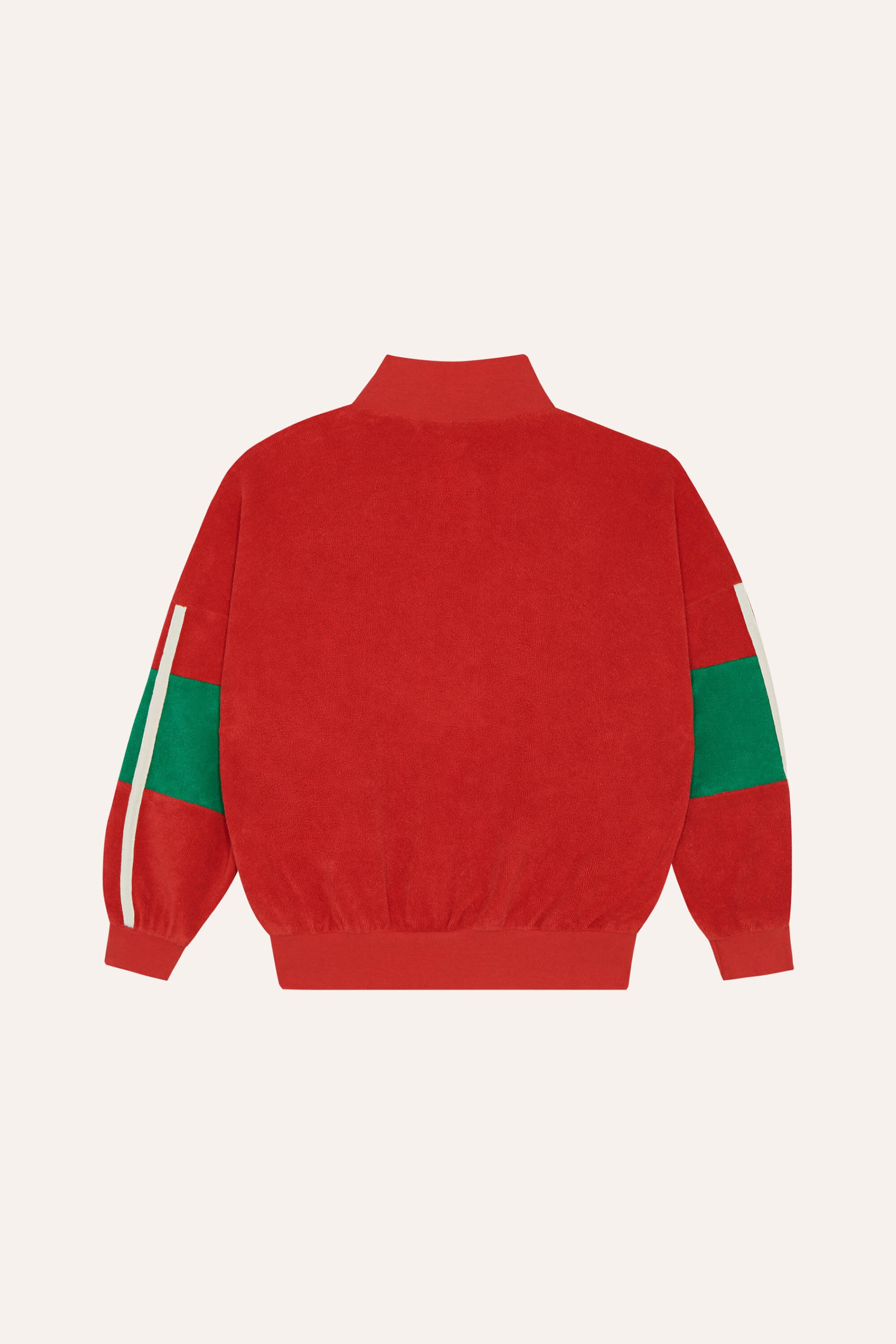 26SS】The Campamento(カンパメント)Red Color Block Zipped