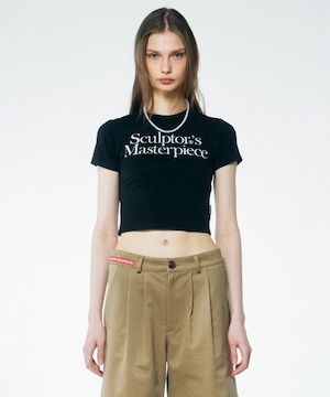 [SCULPTOR] Masterpiece Crop Tee Black