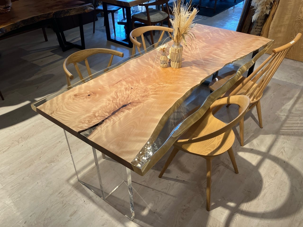 Premium】水目桜（ミズメザクラ）_1950×880-840×45_青山店_テーブル天