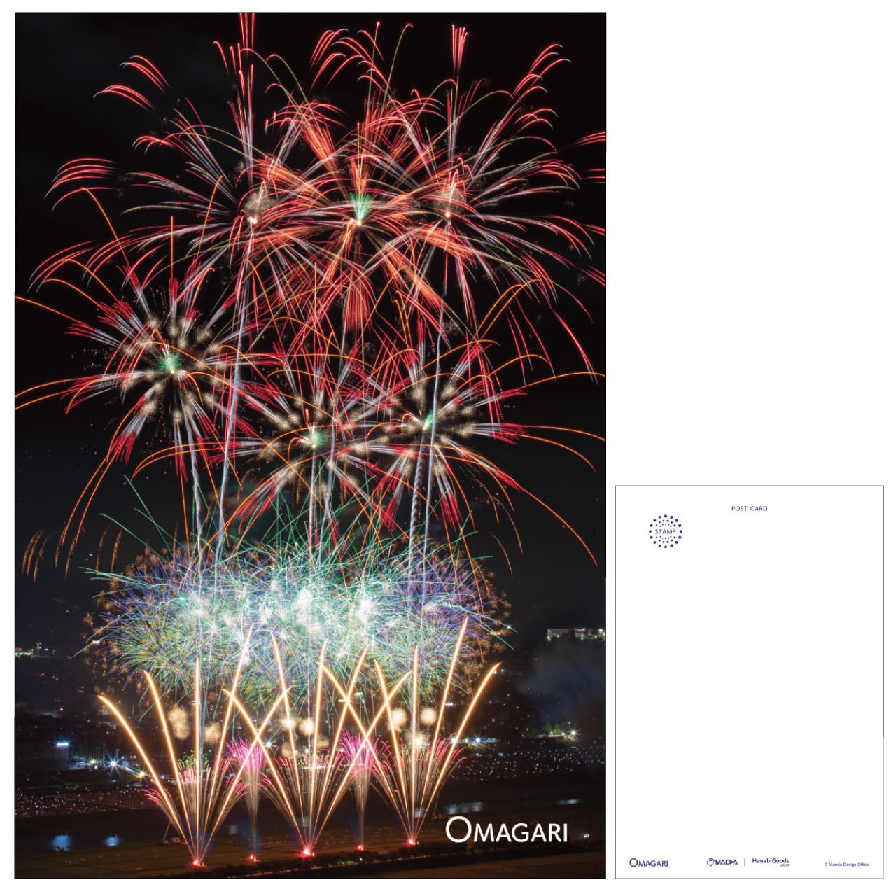OMAGARI 2024」第96回全国花火競技大会（2024年）ポストカードセット